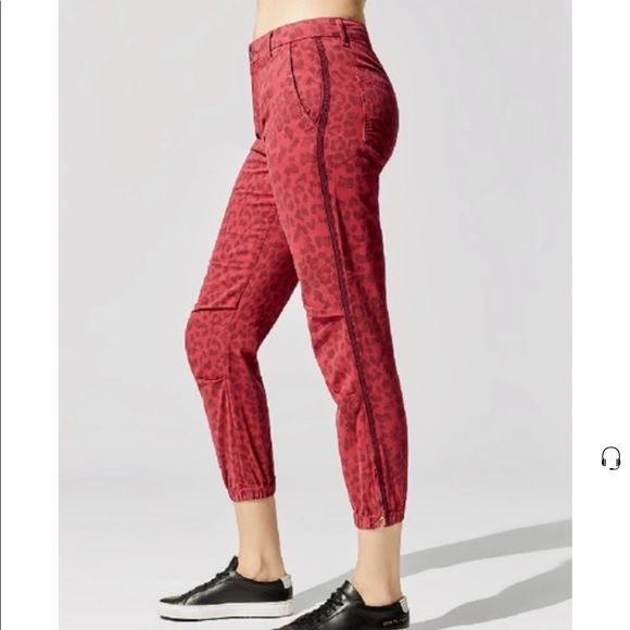 Sundry | REVOLVE Leopard Zip Jogger Sz 28 NWT - Picture 2 of 6